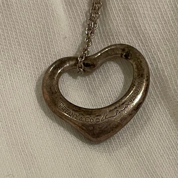 Tiffany Open Heart Pendant Elsa Peretti - Picture 3 of 5